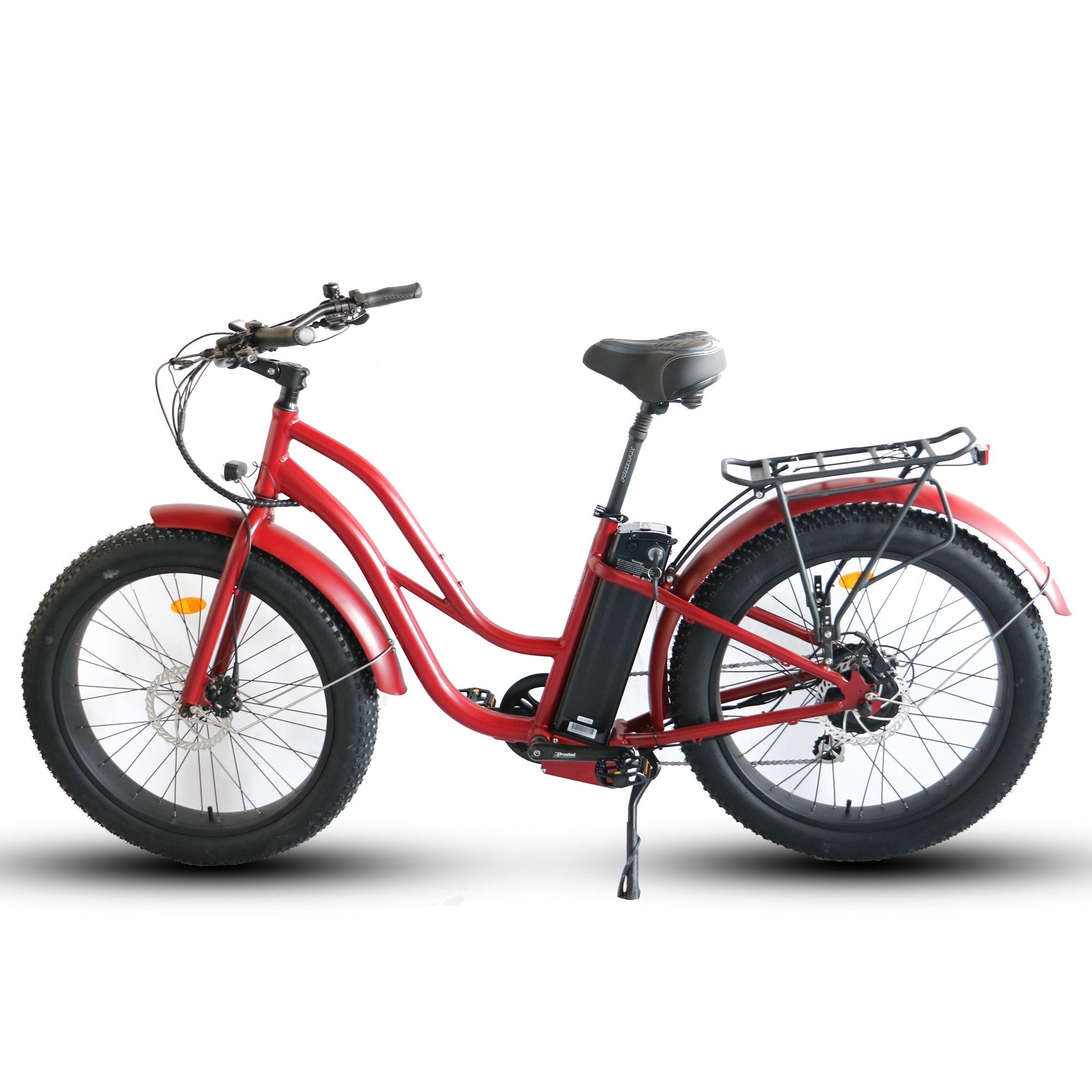 Fat Tire Step Thru 26x4 - 52v Beach Cruiser Electric Bike