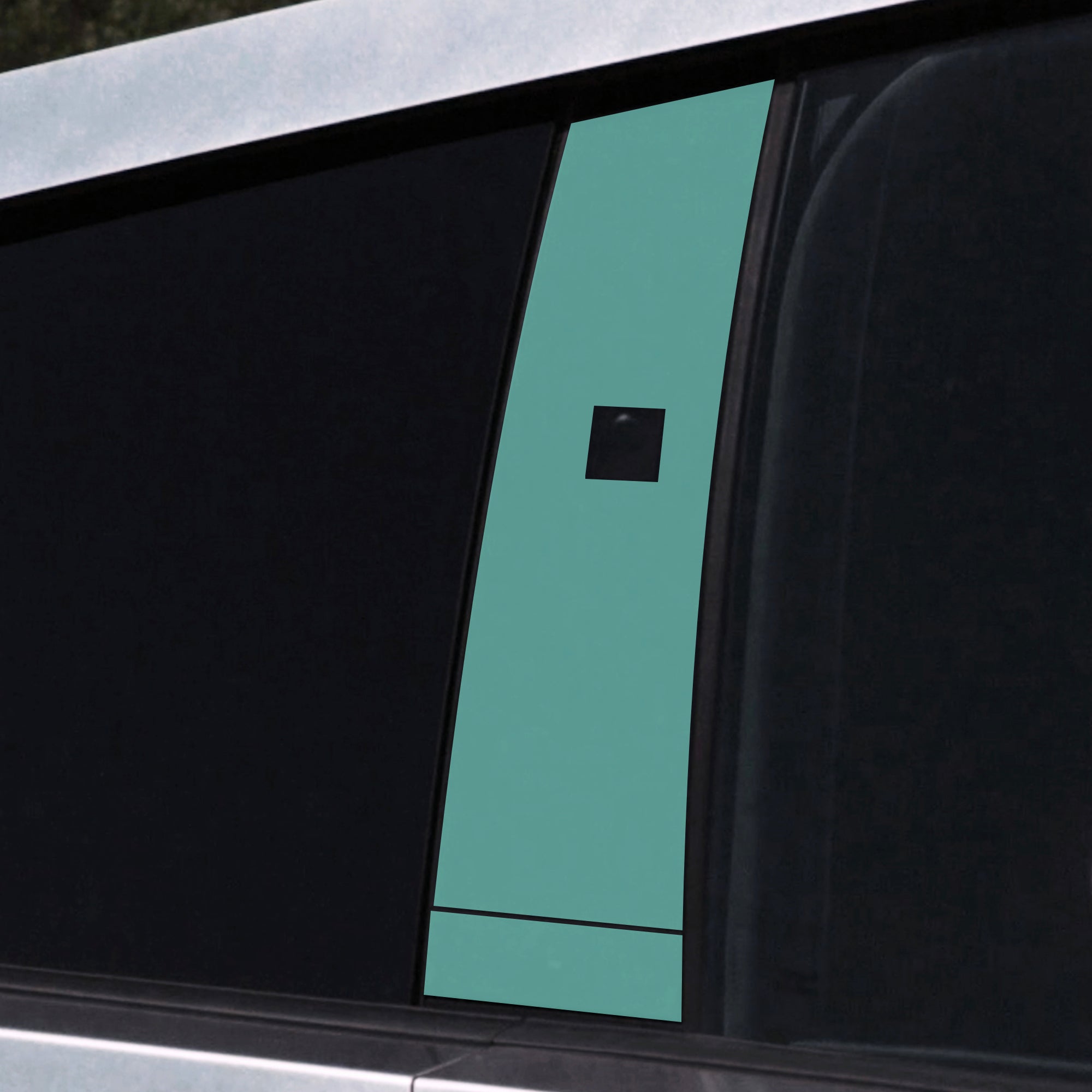 B/C Pillars & Door Buttons Clear Paint Protection Film - Tesla Cybertruck