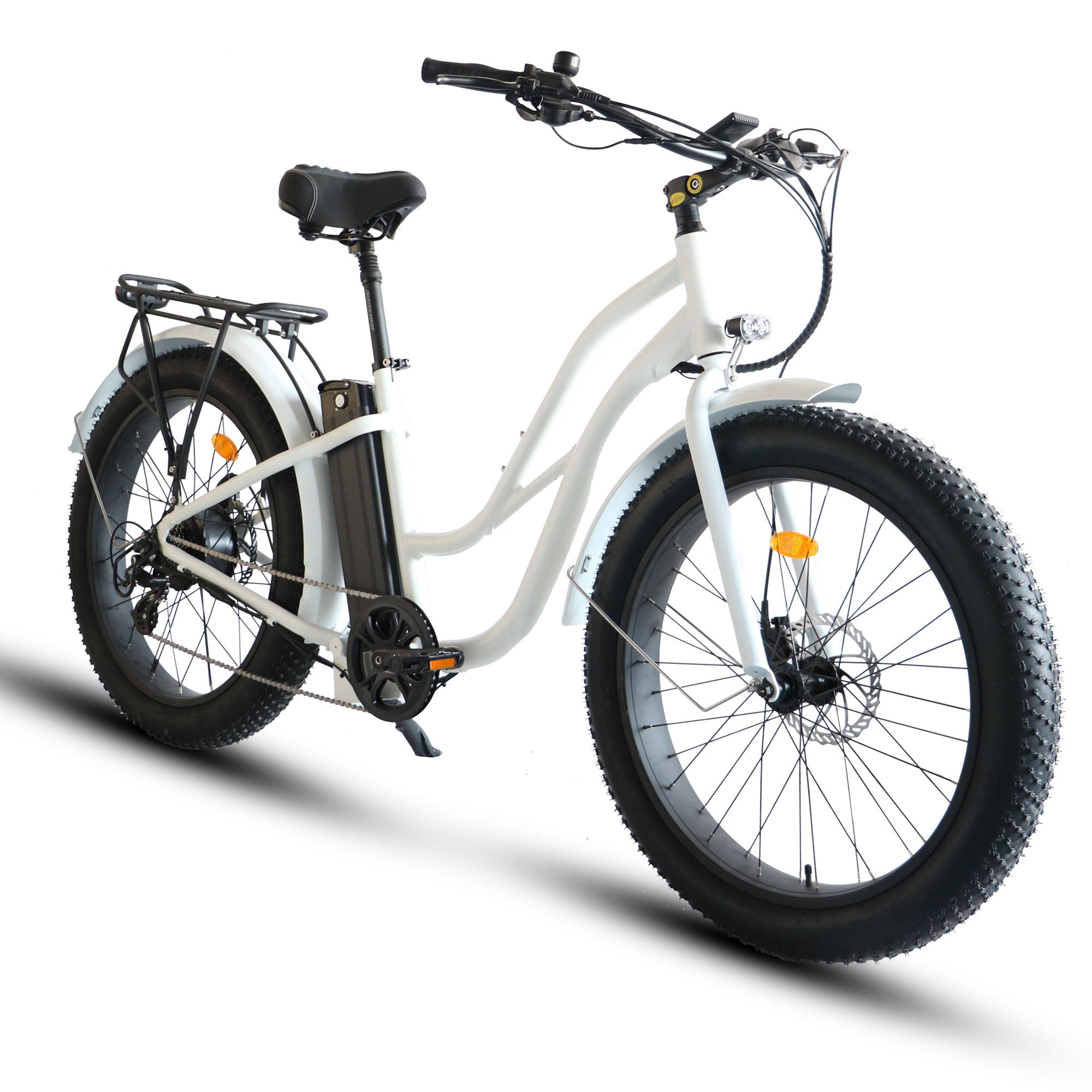 Fat Tire Step Thru 26x4 - 52v Beach Cruiser Electric Bike