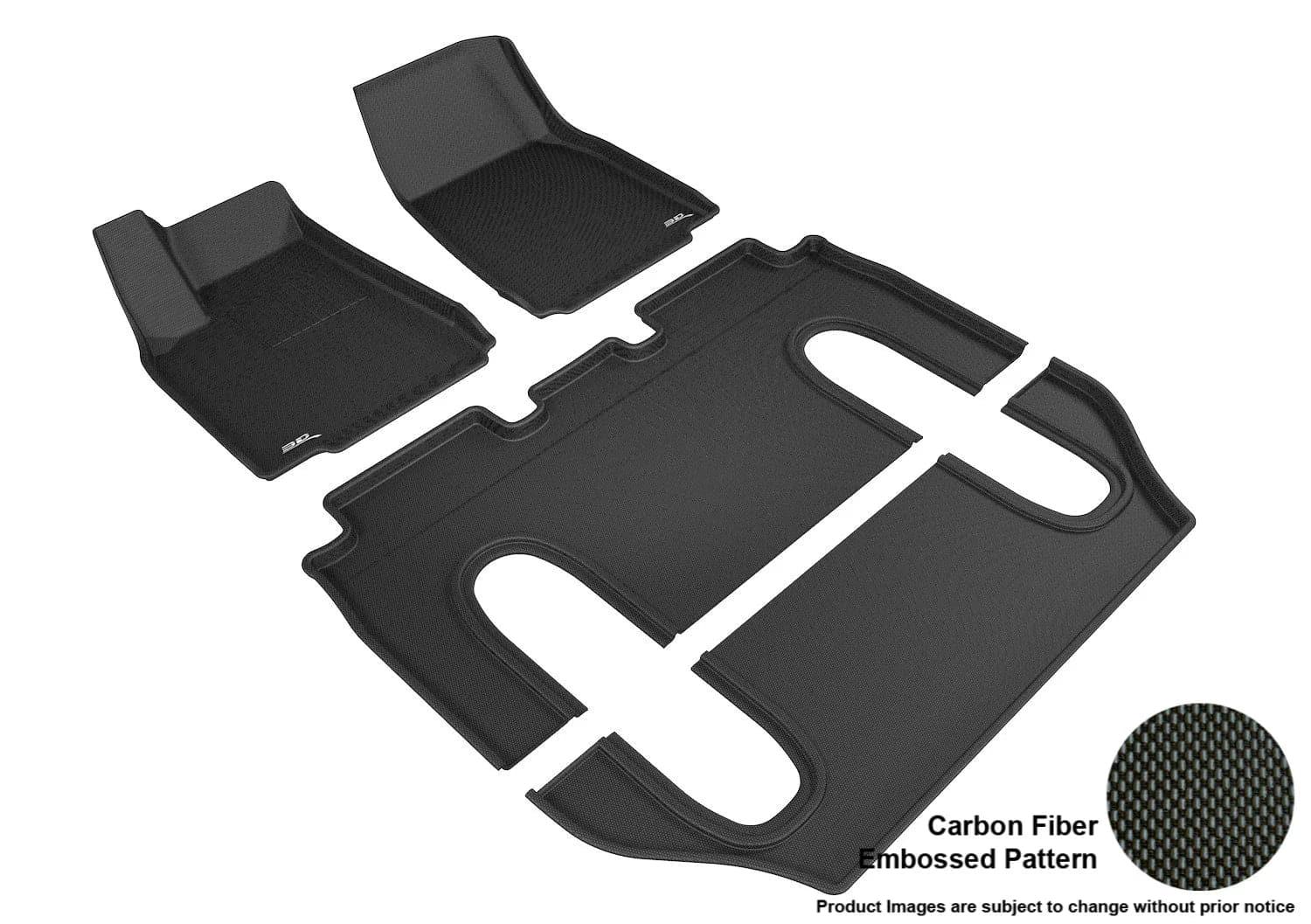 Tesla Model X Floor Mats and Liners by 3D MAXpider - EV Universe Shop