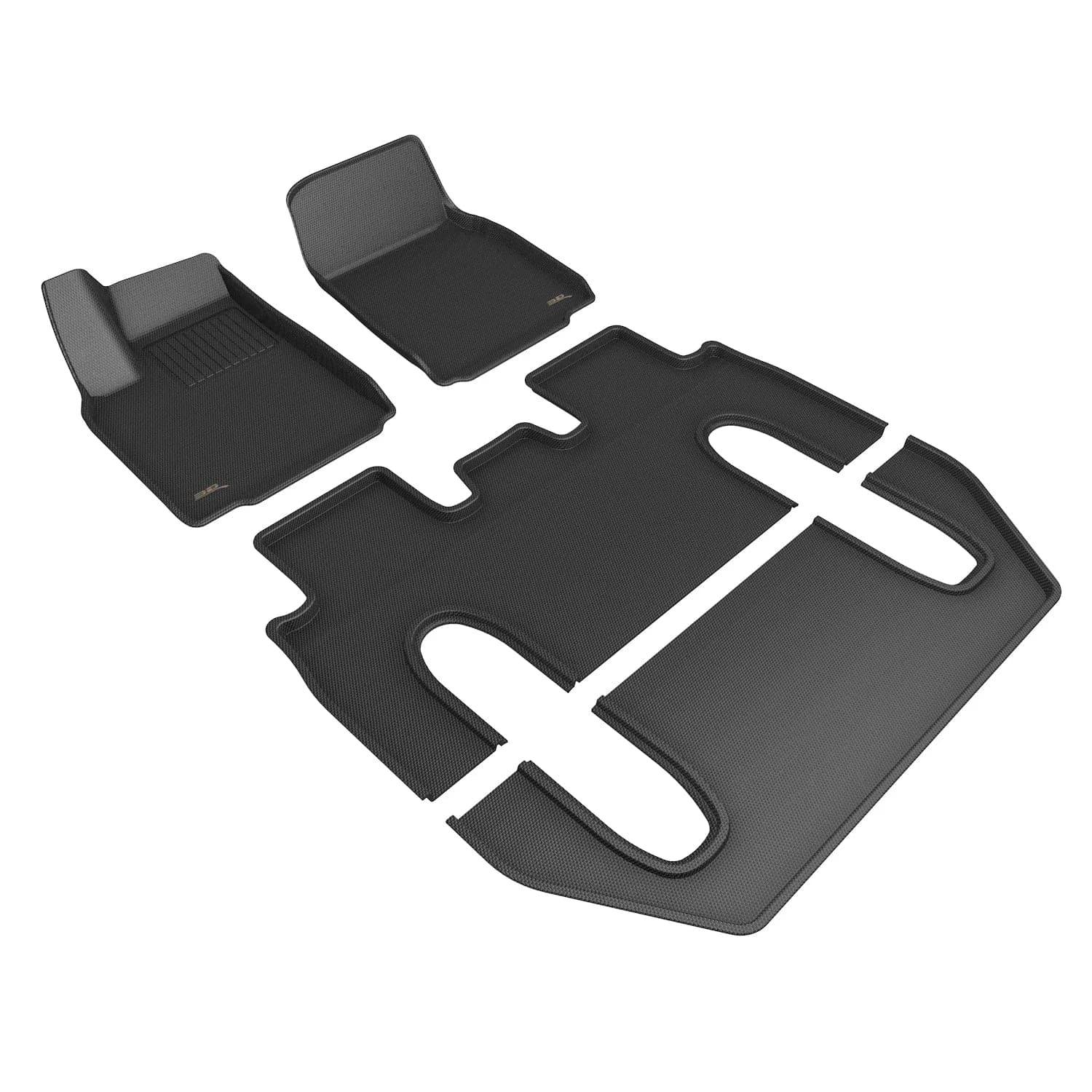 Tesla Model X Floor Mats and Liners by 3D MAXpider - EV Universe Shop