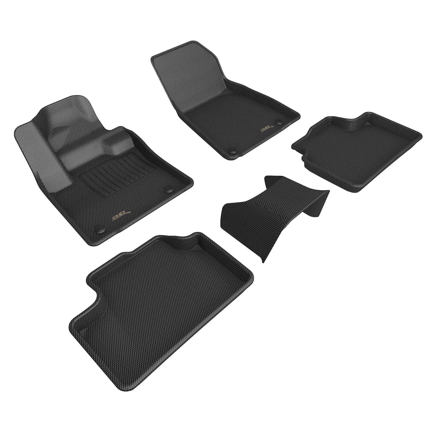 Volvo XC40 Recharge Floor Mats and Liners by 3D MAXpider - EV Universe Shop