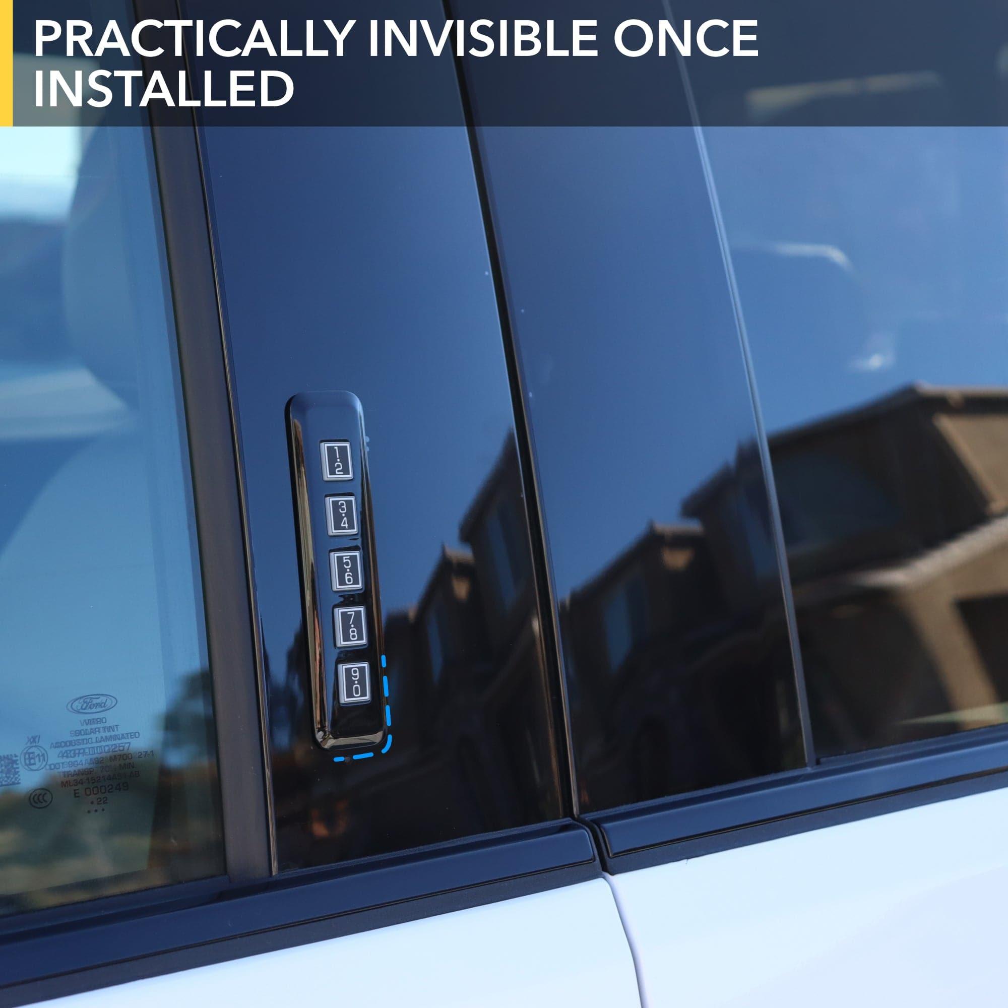 B Pillars Clear Protection Film - Ford F-150 Lightning - EV Universe Shop