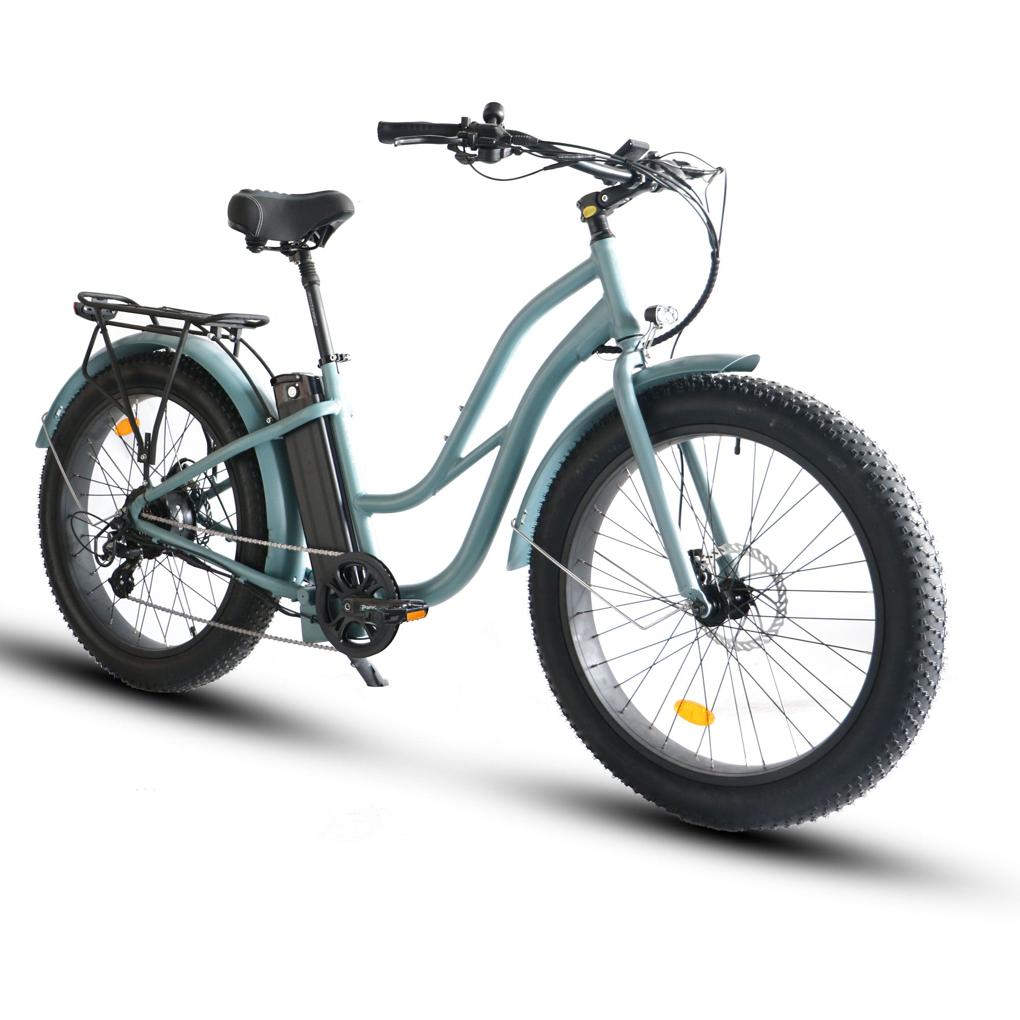 Fat Tire Step Thru 26x4 - 52v Beach Cruiser Electric Bike