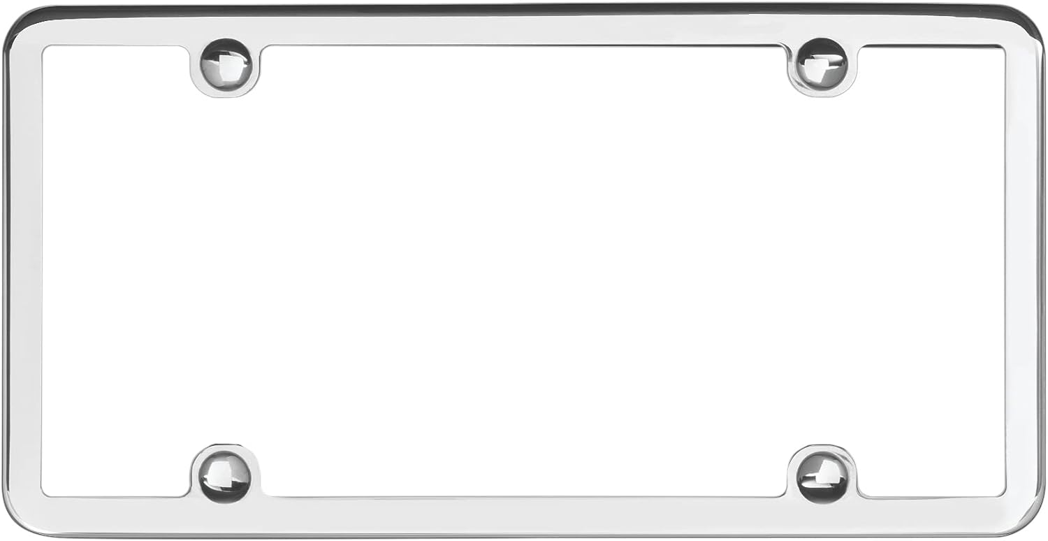 WeatherTech Stainless Steel Universal License Plate Frame