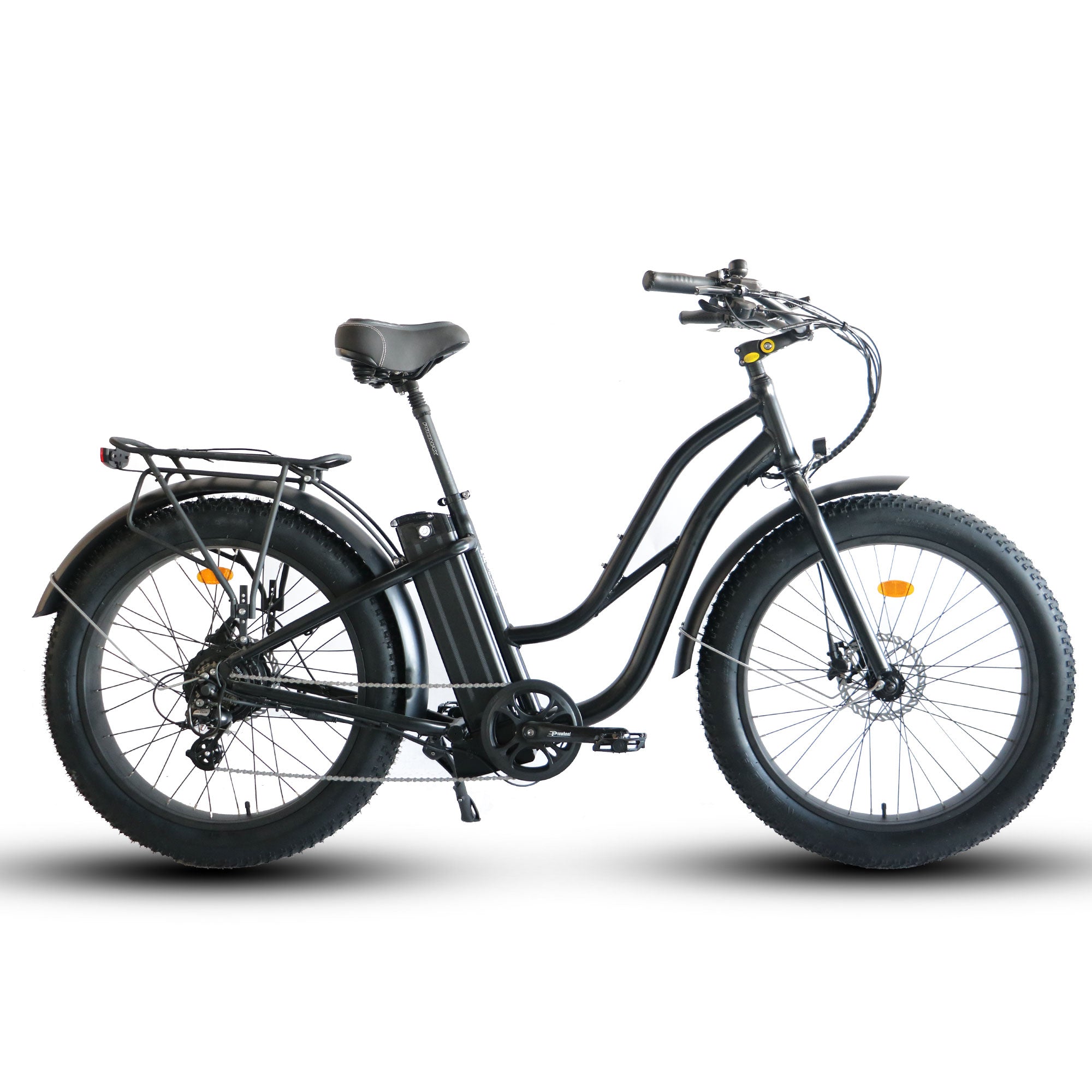 Fat Tire Step Thru 26x4 - 52v Beach Cruiser Electric Bike