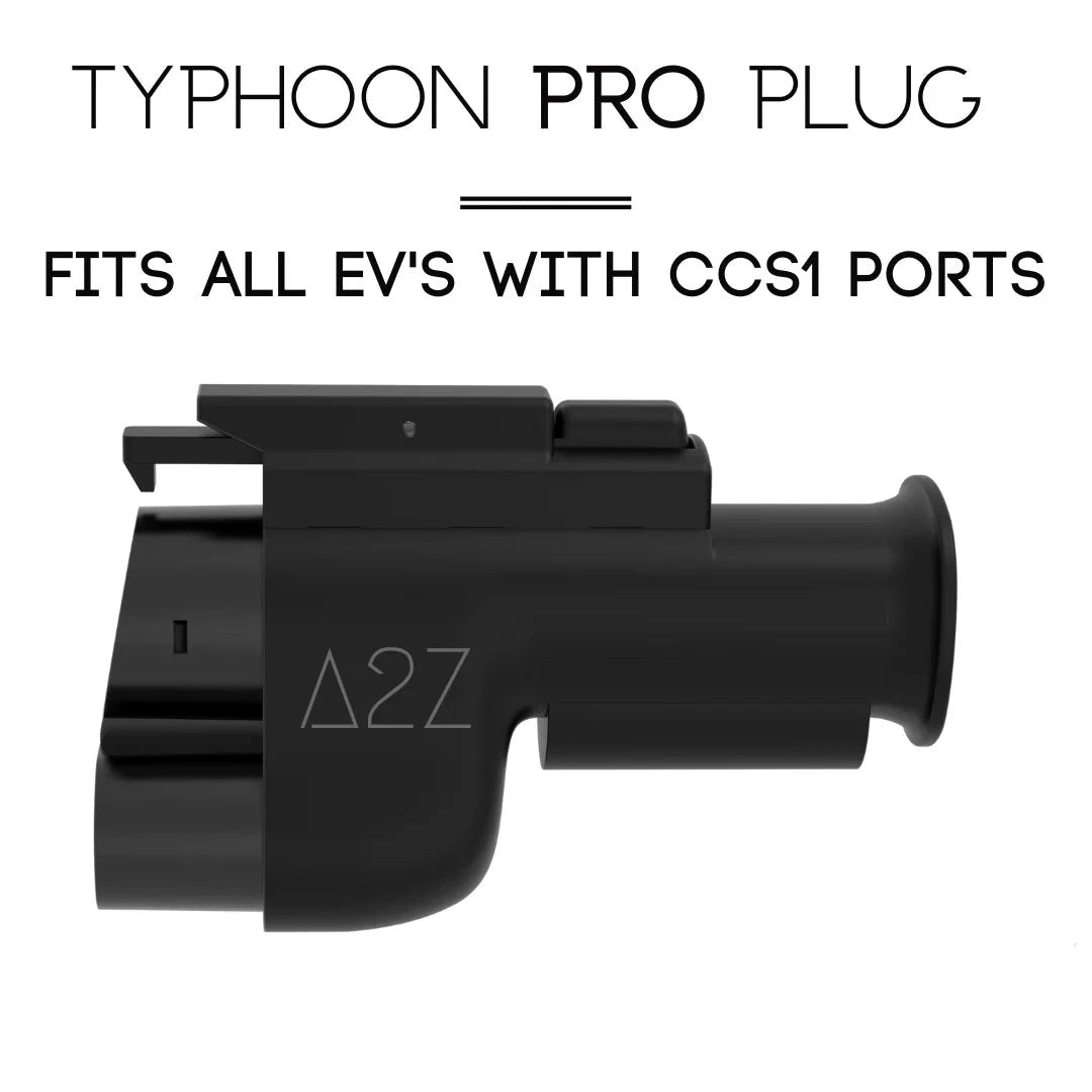 A2Z Typhoon Pro - Universal NACS to CCS1 Adapter for High-Speed EV Charging