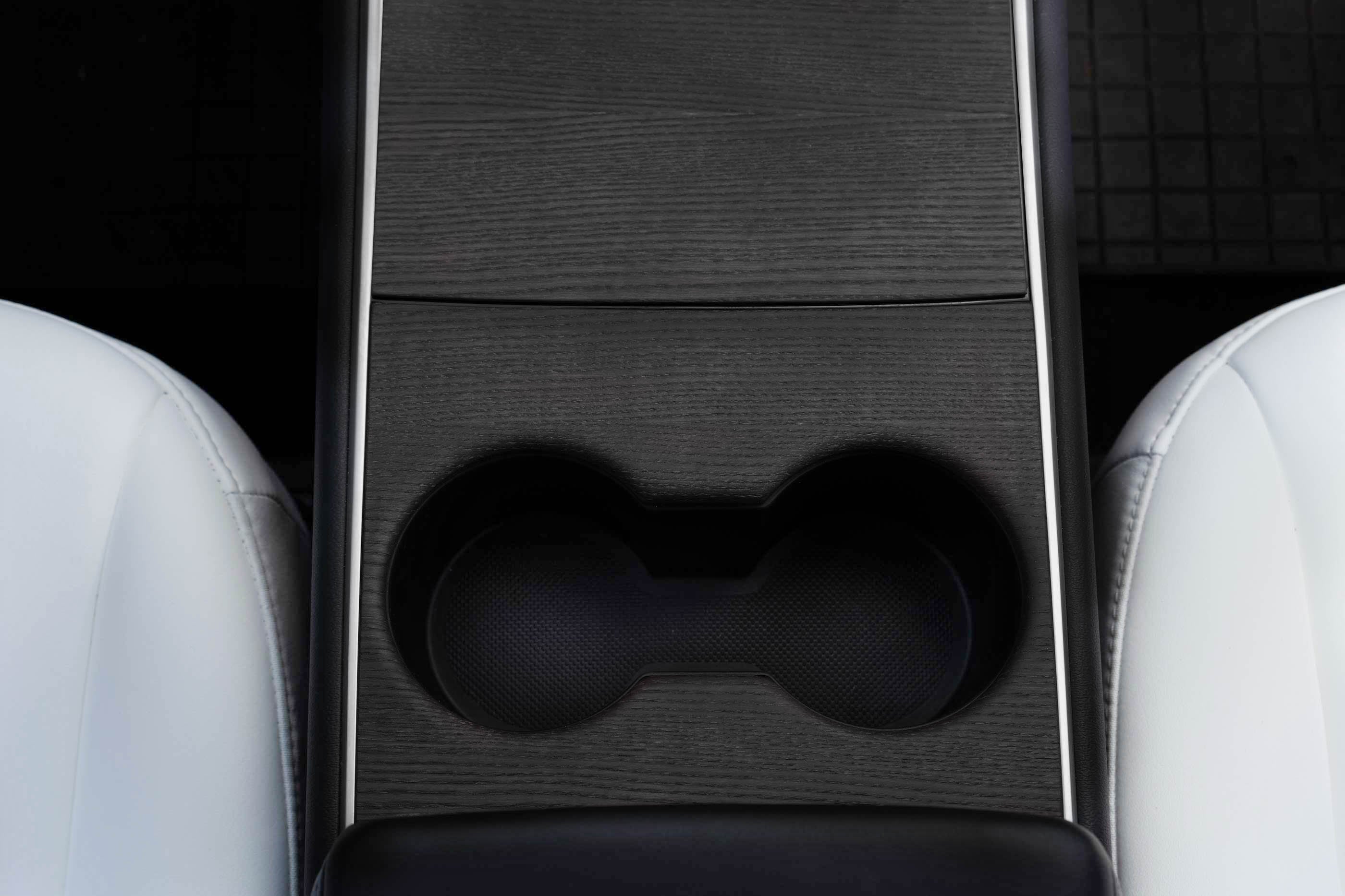 Wood Center Console Cover for Tesla Model 3 & Y (2018-2021)