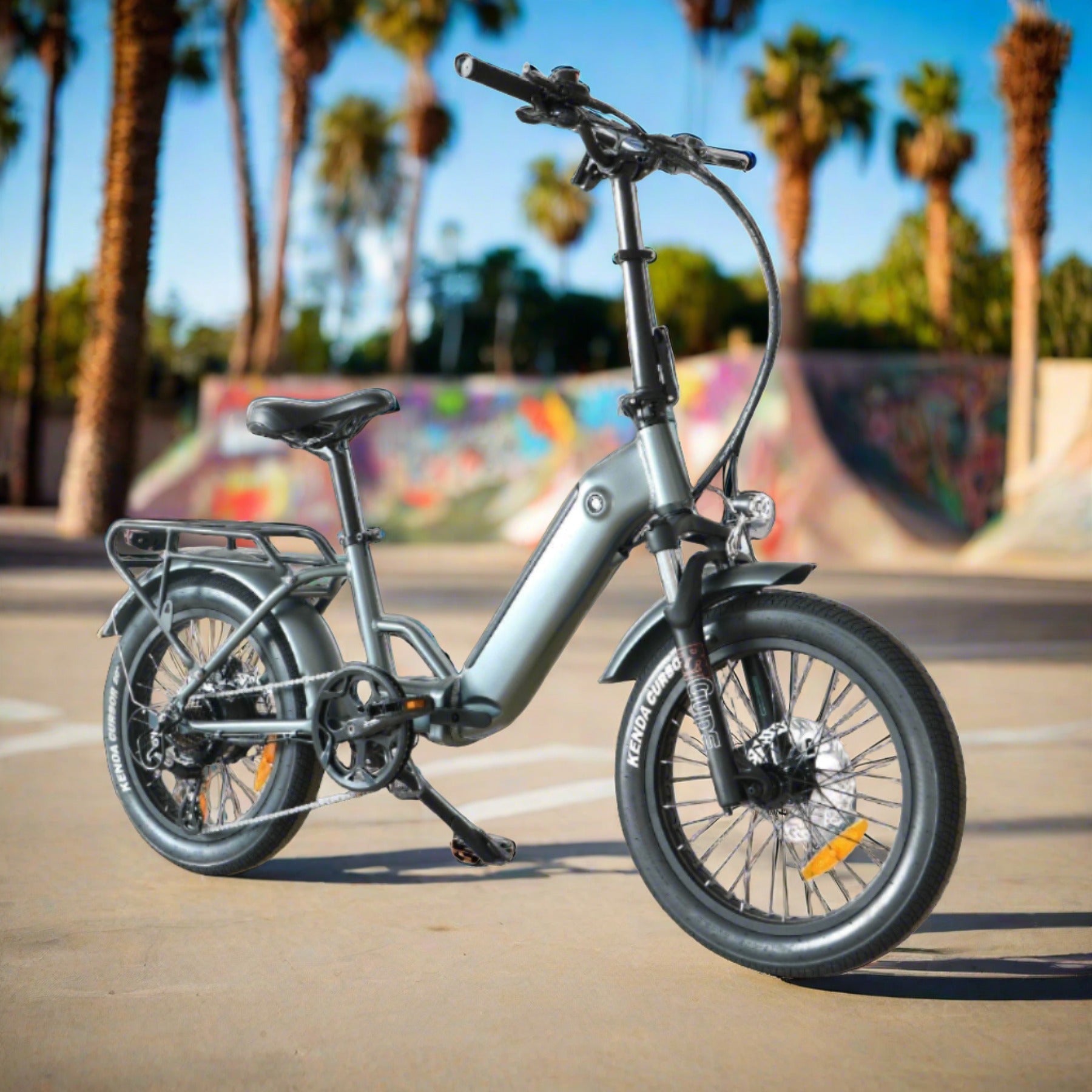 750w Folding Step Thru 20x3 Electric Bike