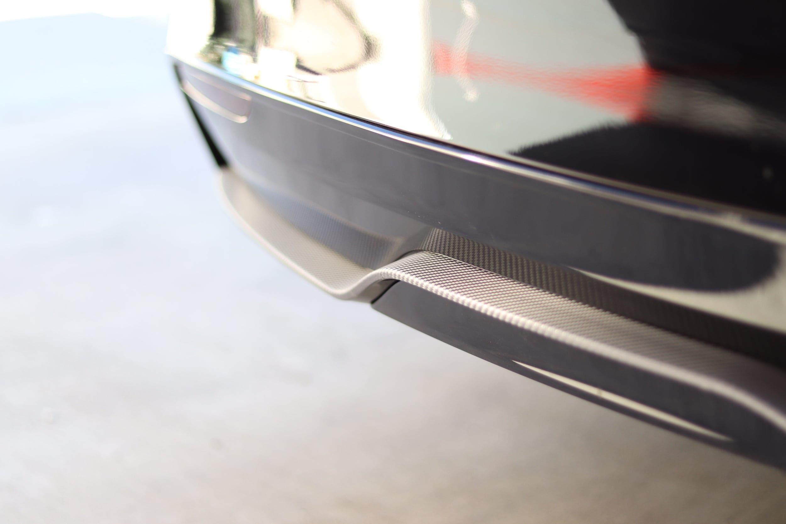 Rear Diffuser Lip Wrap - 2021+ Tesla Model S (Plaid & Long Range) - EV Universe Shop