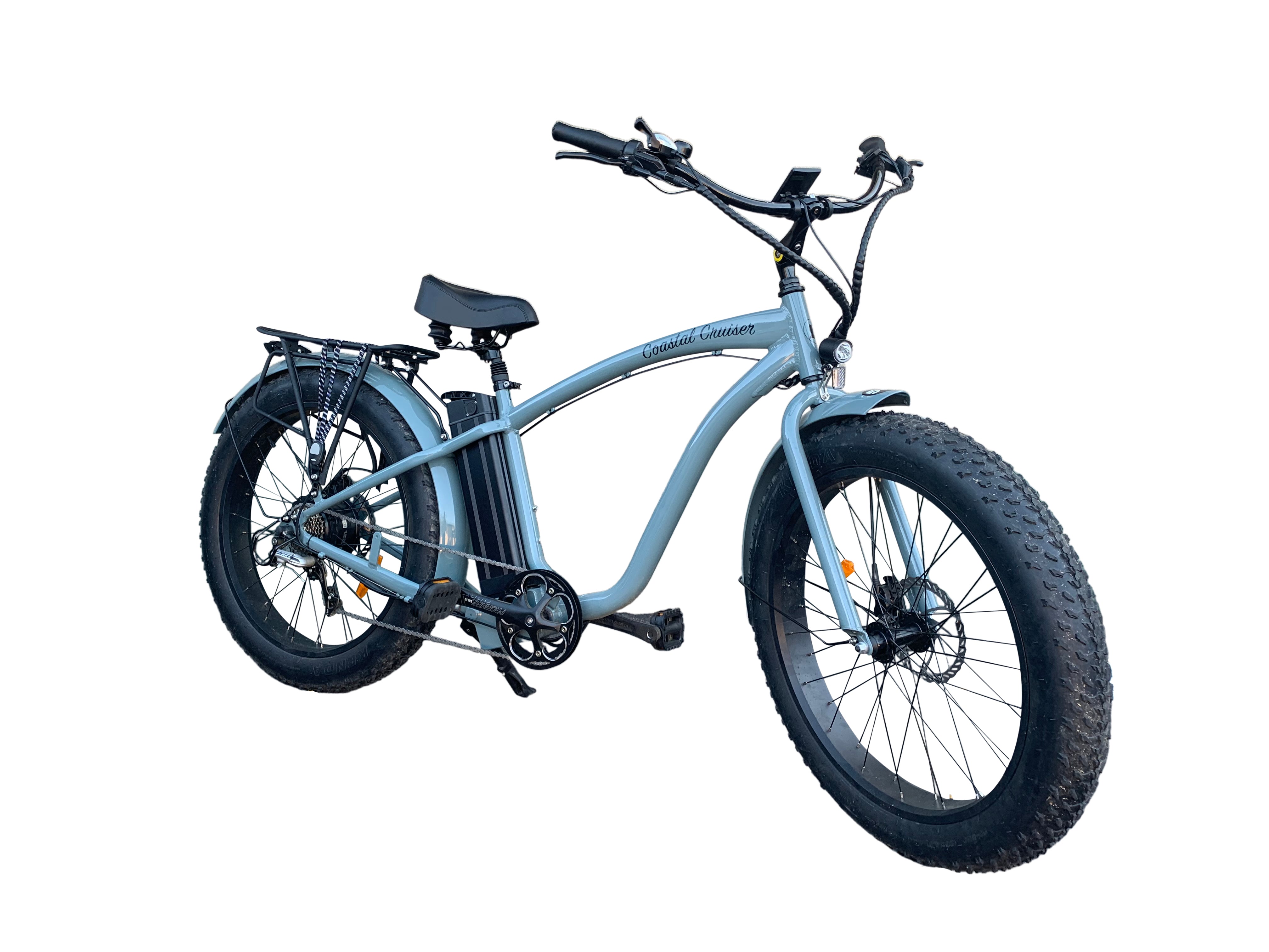 Coastal Cruiser - 750w Fat Tire Cruiser Step Over 26x4 Electric Bike