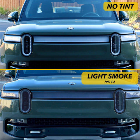 Headlights Clear PPF / Smoke Tint - Rivian R1T/R1S - EV Universe Shop