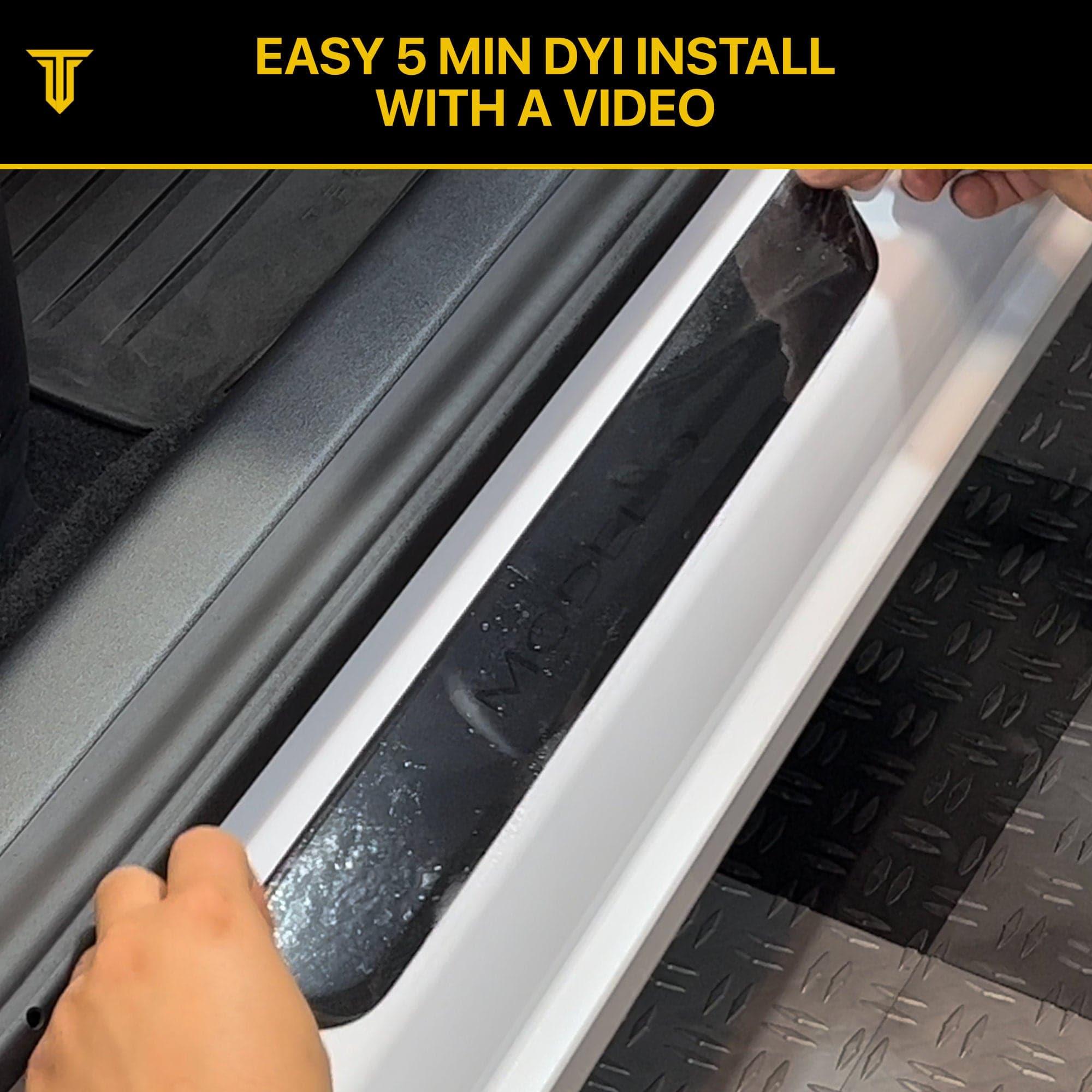 Door Sills Clear Protection Film - Tesla Model 3 - EV Universe Shop