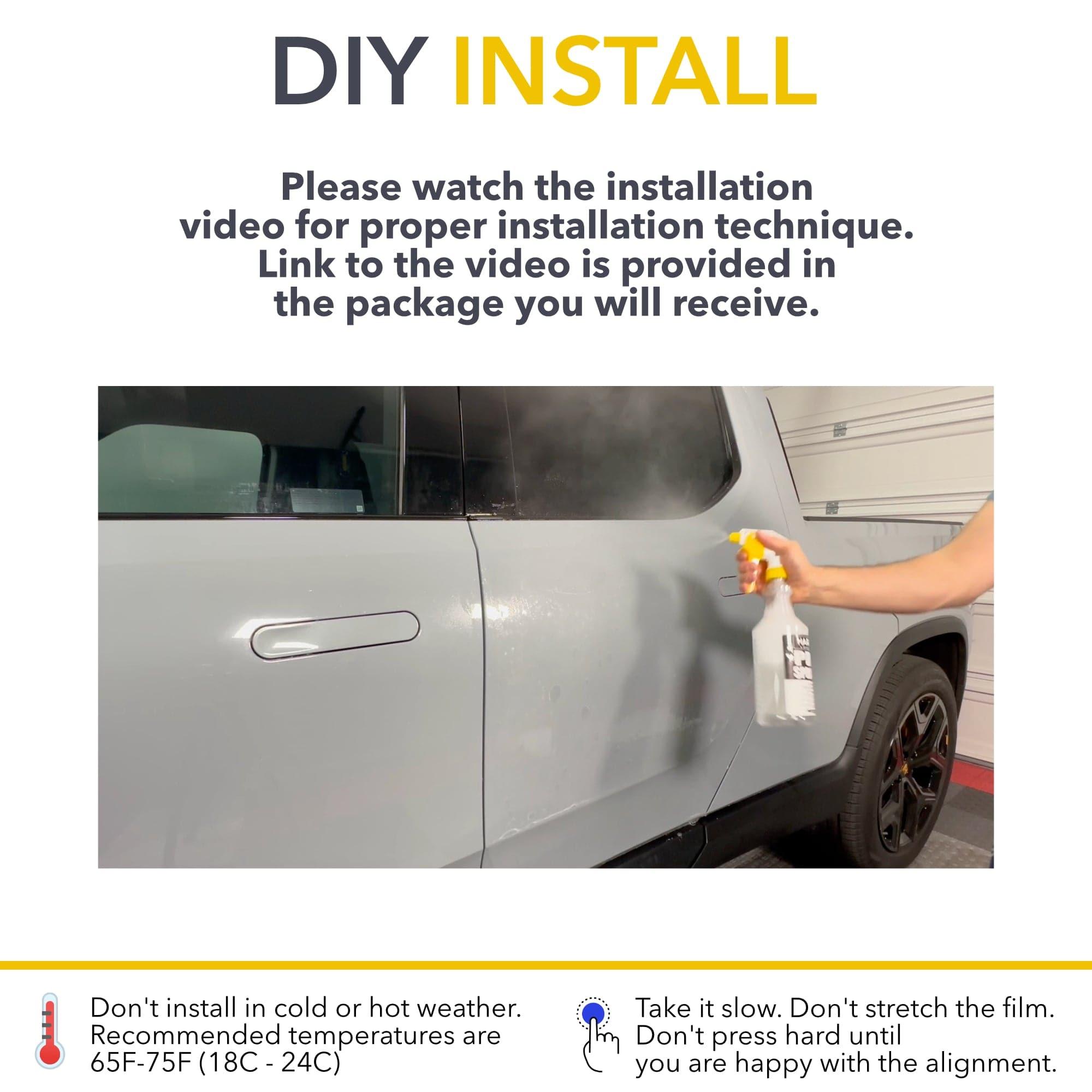 Doors Clear Protection Film - Rivian R1S - EV Universe Shop