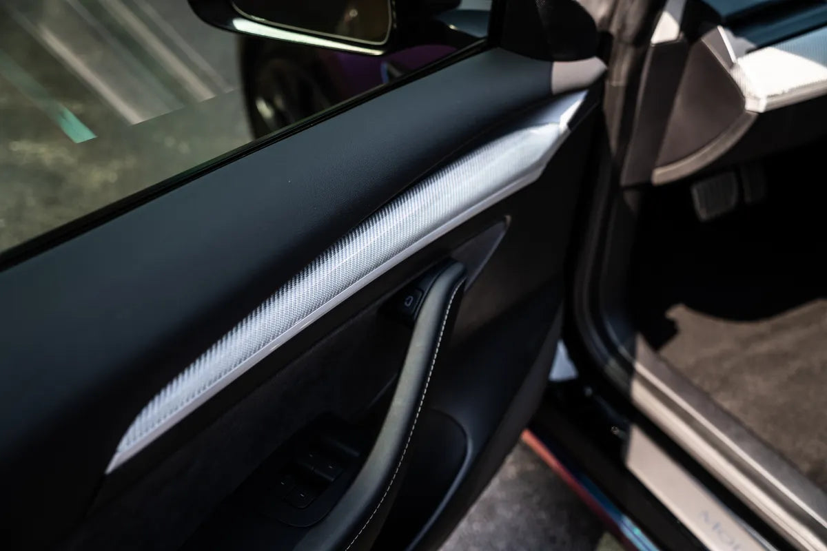 Tesla Model 3/Y Spectre Fiber Door Trim Replacement