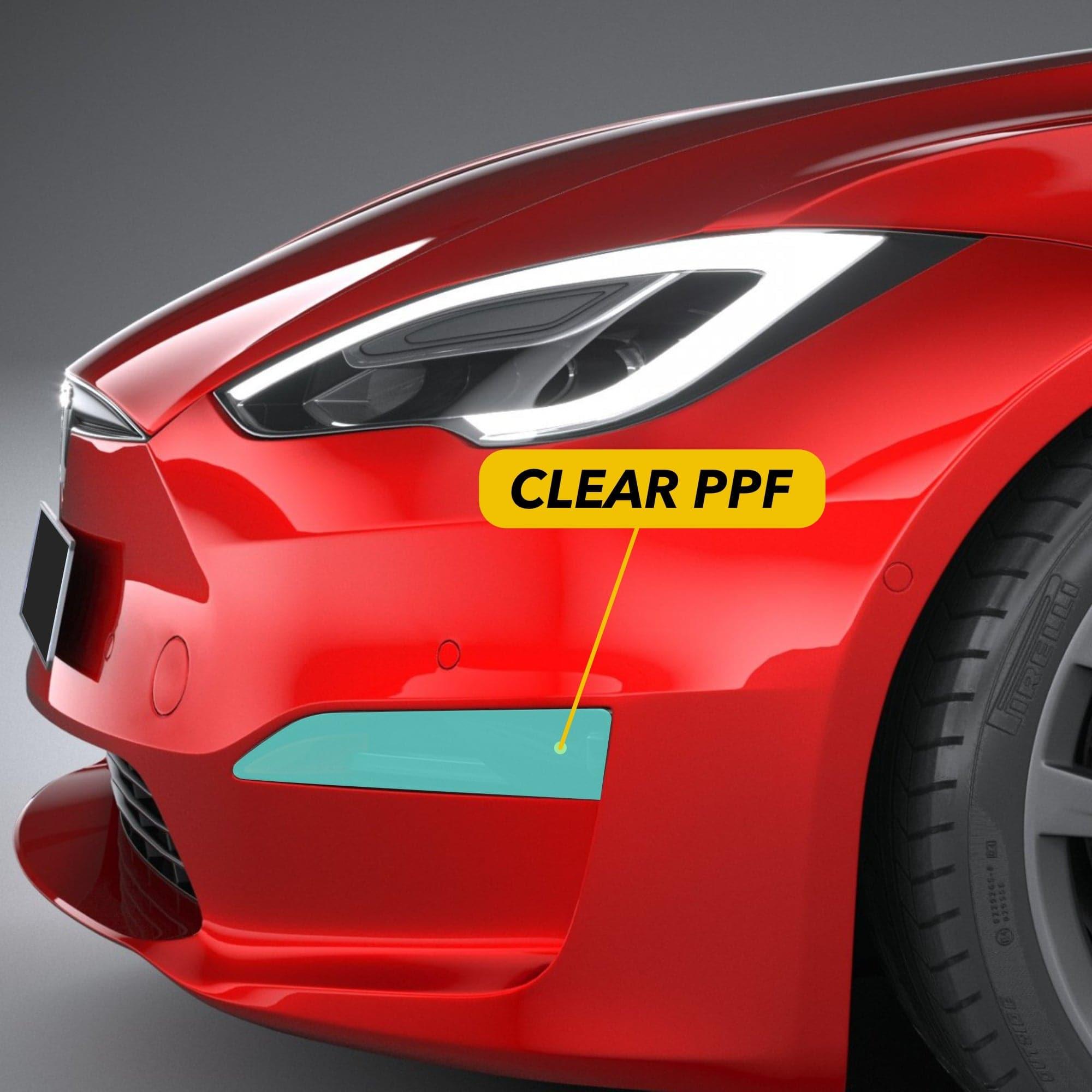 Fog Lights Clear Protection Film - Tesla Model S / Model X (Plaid & Long Range, Refresh) - EV Universe Shop