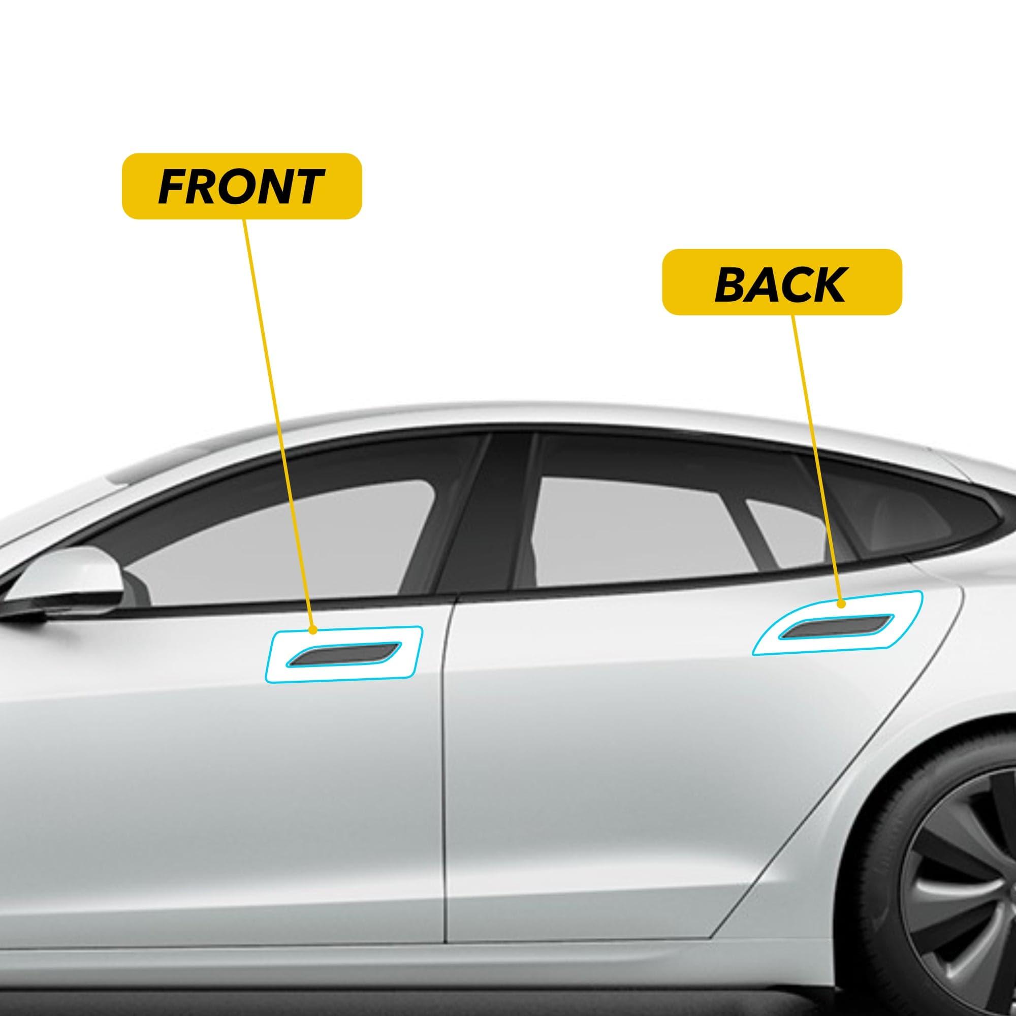 Door Handles Guard Paint Protection Film - Tesla Model S (Plaid & Long Range, Refresh)