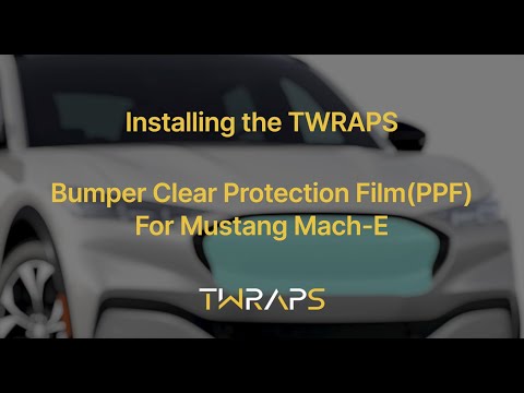 Bumper Clear Protection Film - Mustang Mach-E