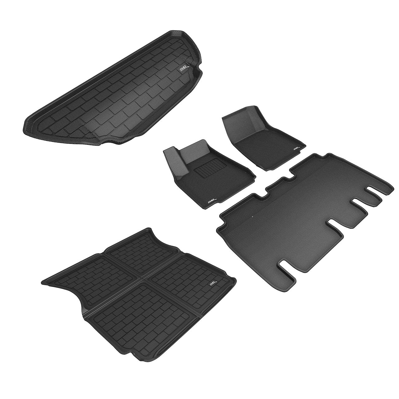 Tesla Model X Floor Mats and Liners by 3D MAXpider - EV Universe Shop