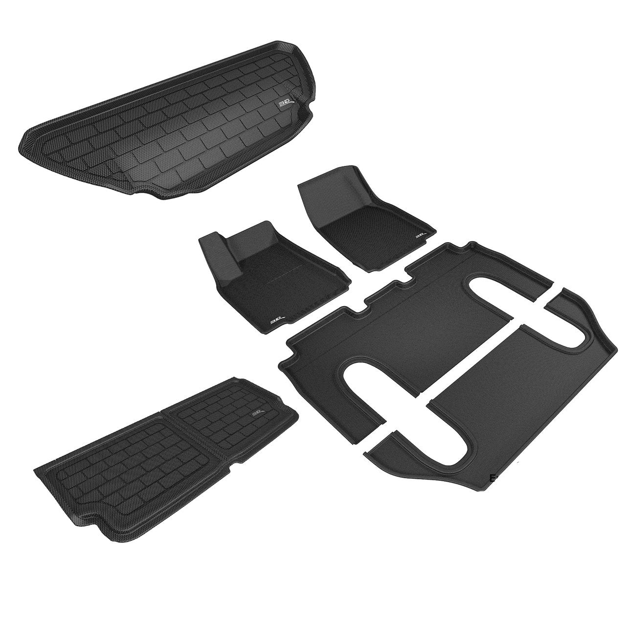 Tesla Model X Floor Mats and Liners by 3D MAXpider - EV Universe Shop