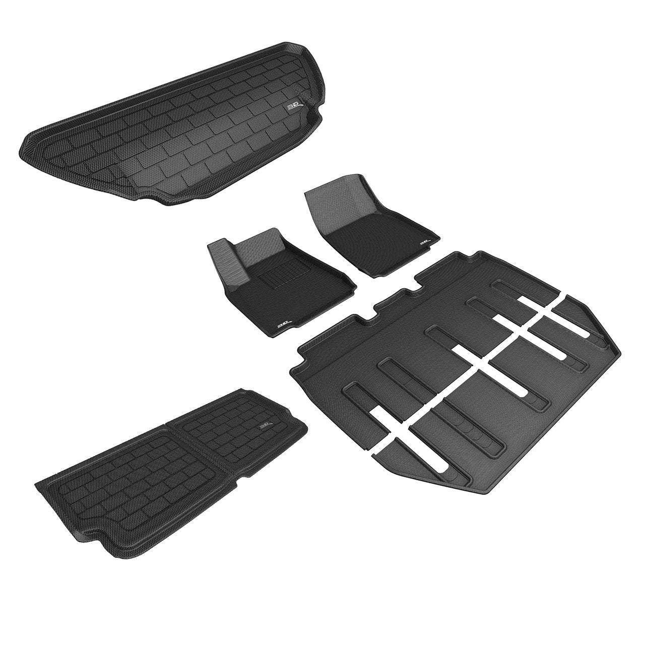 Tesla Model X Floor Mats and Liners by 3D MAXpider - EV Universe Shop