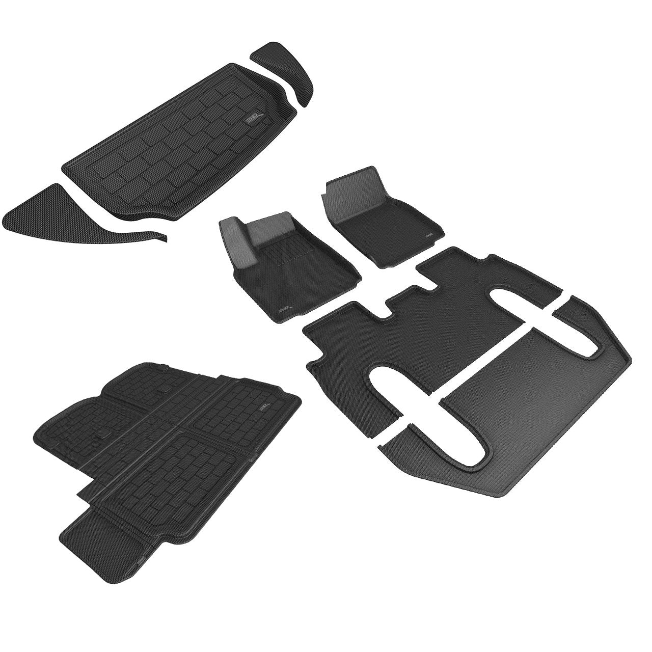 Tesla Model X Floor Mats and Liners by 3D MAXpider - EV Universe Shop