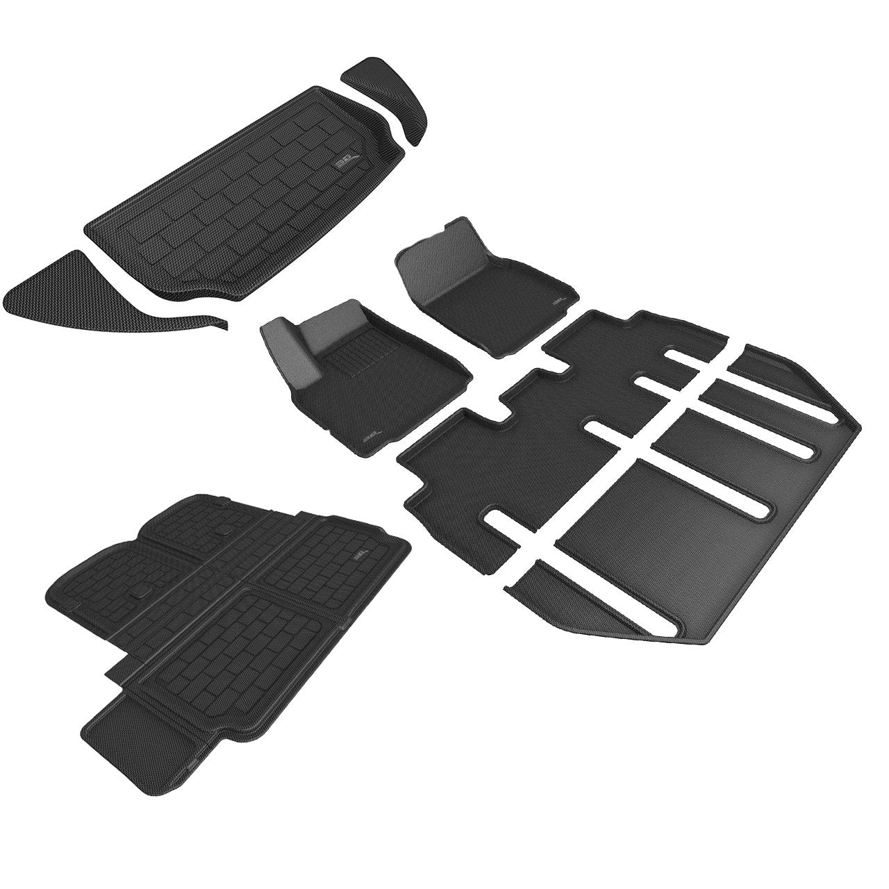 Tesla Model X Floor Mats and Liners by 3D MAXpider - EV Universe Shop