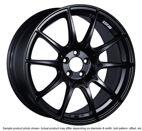 SSR GTX01 Flat Black Wheel - 19x9.5, 5x114.3 Pattern, 35mm Offset