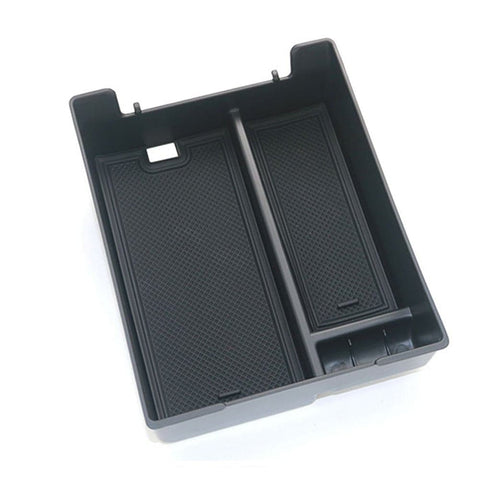 Center Console Storage Box for Rivian R1T/R1S - Durable ABS Armrest Organizer - EV Universe Shop