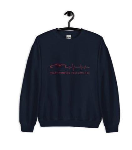 "Heart Pumping Performance" Unisex Sweatshirt - EV Universe Shop