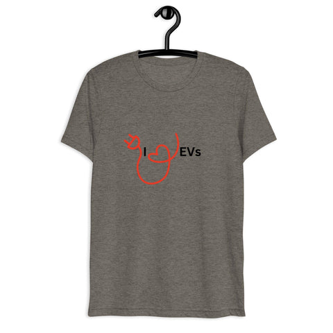 "I Love EVs" Unisex Short sleeve t-shirt - EV Universe Shop