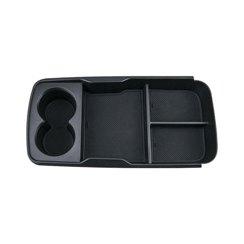 Interior Armrest Storage Organizer for Kia EV6 (2022-2023) - ABS Black Central Console Box Accessory - EV Universe Shop
