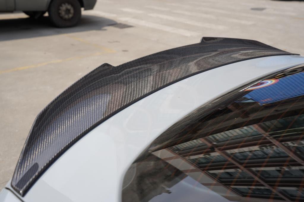 BMW i4 (2021+) - Carbon Fiber Rear Spoiler - EV Universe Shop