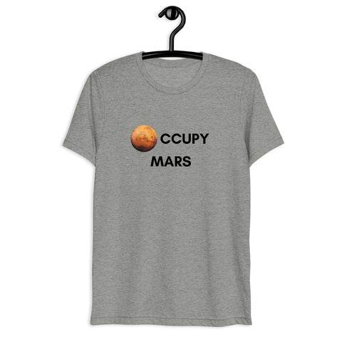 "Occupy Mars" Short sleeve t-shirt - EV Universe Shop