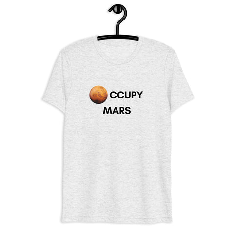 "Occupy Mars" Short sleeve t-shirt - EV Universe Shop