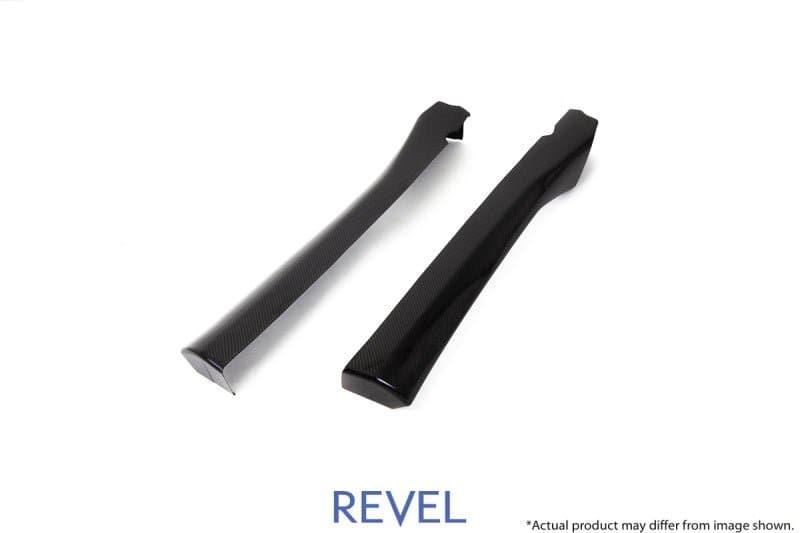 Revel GT Dry Carbon Door Trim Front Tesla Model S - Left + Right - 2 Pieces - EV Universe Shop