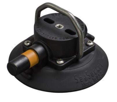 SeaSucker 4.5" Black Vacuum Mount with Flat-Top Stainless Steel - EV Universe Shop