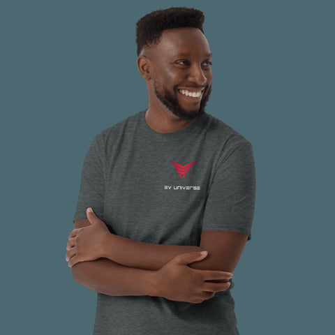 EVU Logo Short-Sleeve Unisex T-Shirt - EV Universe Shop